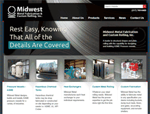 Tablet Screenshot of midwestmetalfabandrolling.com